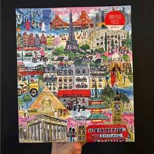 Galison Cities Around the World 1000 Piece Jigsaw Puzzle